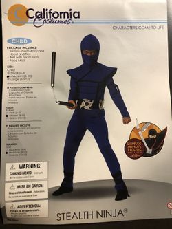 Halloween child medium 8-10 costume stealth costume