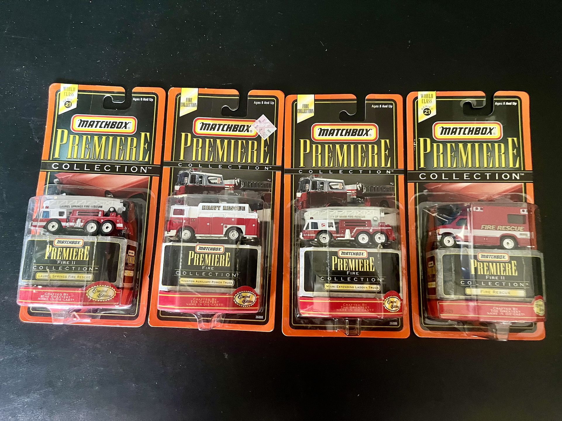 1997 Matchbox Premiere Collection Fire Trucks