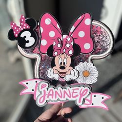 Minnie Mouse Cake Topper 