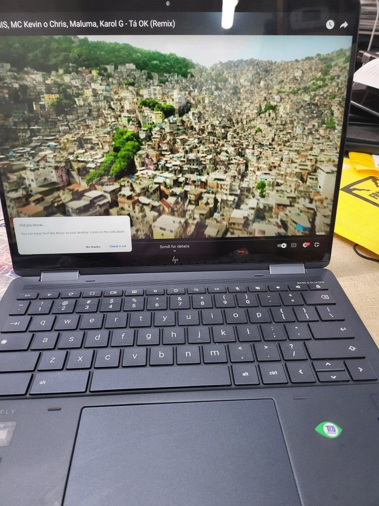 HP Elite Dragonfly Chromebook i5-1245U 2-In-1 Blue 13.5 VPro Evo Toucscreen 16GB