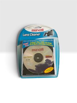 Maxell NEW 190048 CD-340 Laser Lens Cleaner For Compact Disc DVD Game Consoles