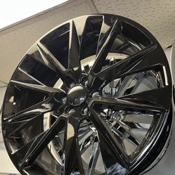 26” Gloss Black Wheels Rims Tires