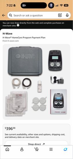 H-Wave HomeCare Electrical Stimulation Device Kit