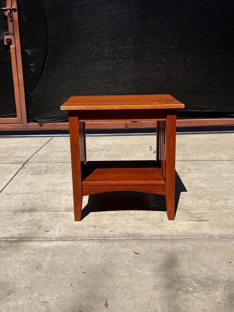 Wood End Table Wooden