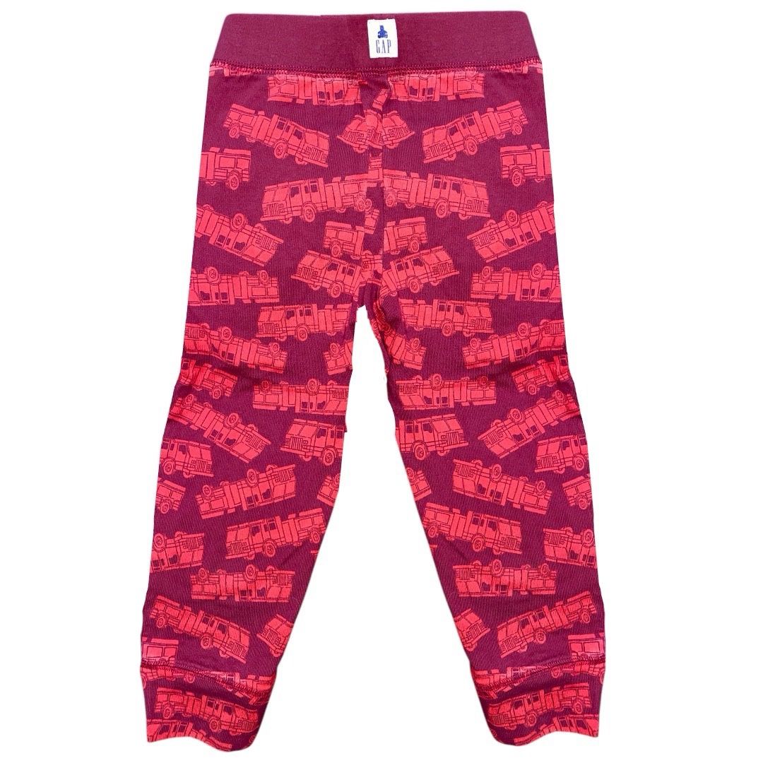 NWT GAP Joggers fire truck Pants Sweatpants Cotton Kids Boys Girls Toddlers gift