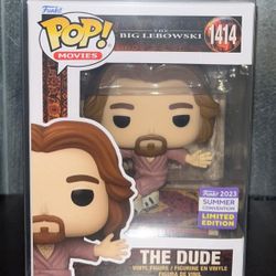 Funko Pop MOVIES THE BIG LEBOWSKI The Dude Exclusive (in protector) 