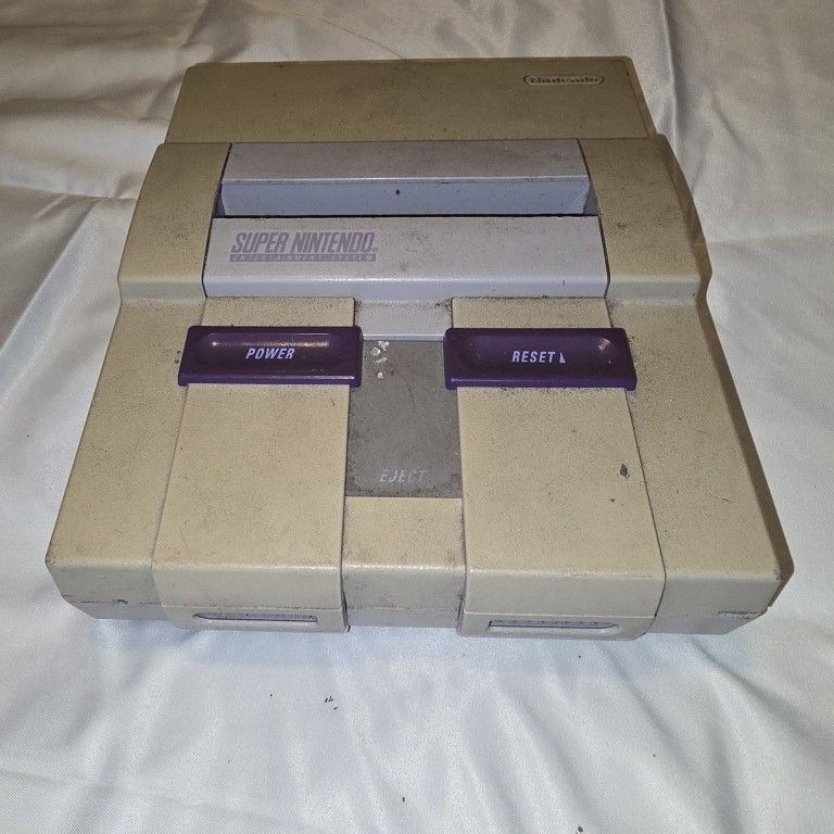 Vintage Super Nintendo (SNES) Console | Retro Gaming Classic