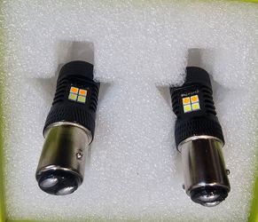 Bright Switchback 2 led color for front turn signals. 1157