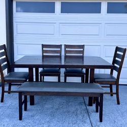 Dining Table With 4 Chairs And Bench