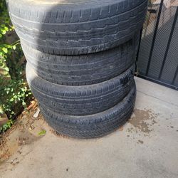 FREE 4 TIRES 225 70 17,   They Have Some Thread Left
