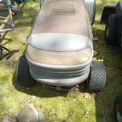 Plow Mower. Pulls All Carts Thatchers More No Deck