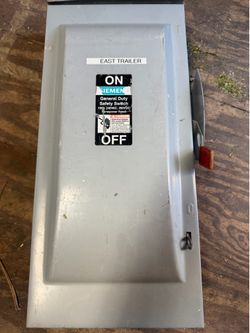 Siemens GNF323R 100 Amps – Type 3R (exterior)