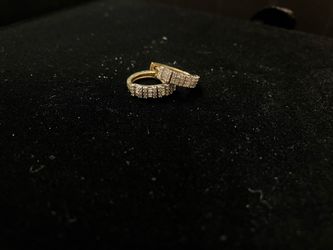 10k gold earrings #107721-3 MJ