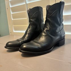 Tecovas “The Dean” Men’s Boots — Size 10.5 — Midnight Black Cowhide