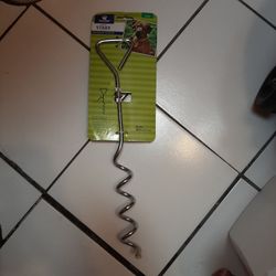 top paw dog spiral stake large 