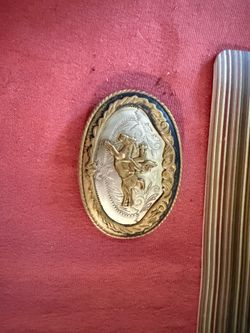 Cowboy belt buckle
