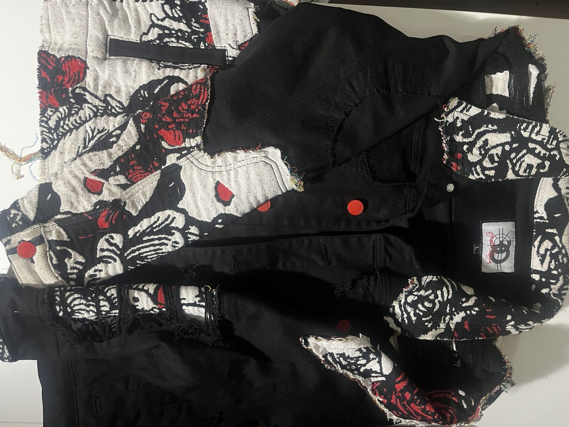 🧥 Custom Medusa Jean Jacket – $60 OBO