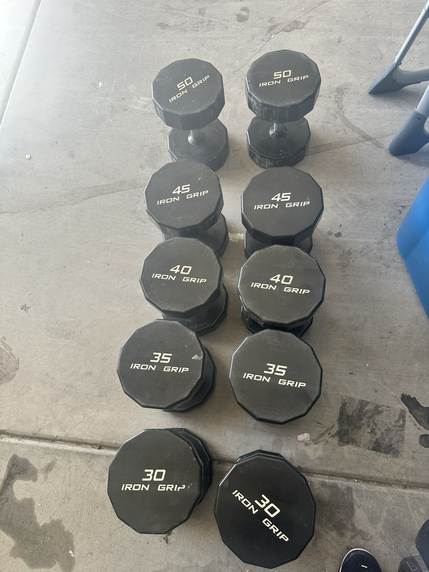 Iron Grip Dumbbells