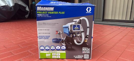 NEW Open Box Graco Magnum Project Painter Plus Paint Sprayer + Extra $40 Nozzle