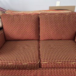 Couch, Retro Red