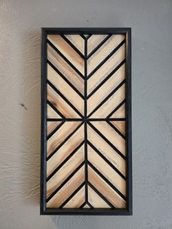 Untold Grain GEOMETRIC WOOD WALL ART