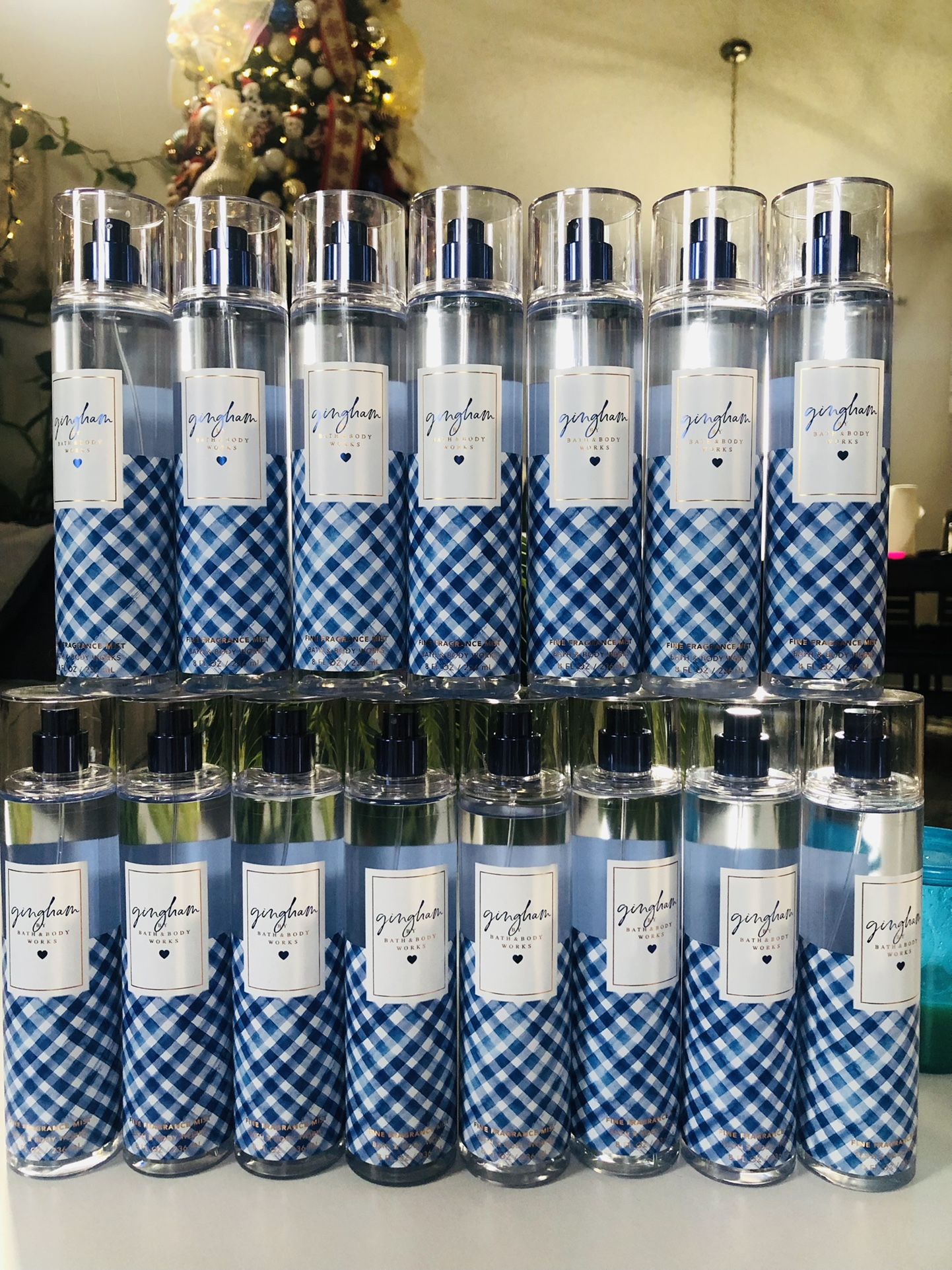 $25 For 3pcs Of Bath And Body Works Gingham Body Spray It’s 236ml Each Bottle