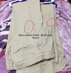 Boys School Uniform Pants
