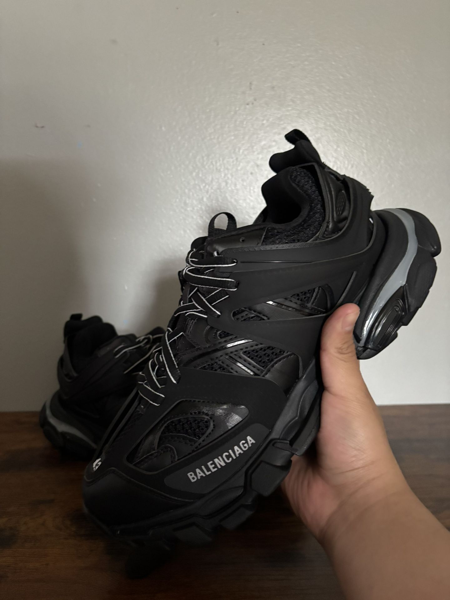 バレンシアガ トラック トレーナー スニーカー 43 黒 track BALENCIAGA 