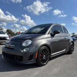 Fiat 500 Abarth 2014 Gray