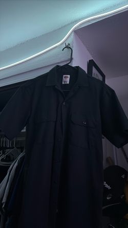 Dickies Men’s Short Sleeve Work Shirt-black