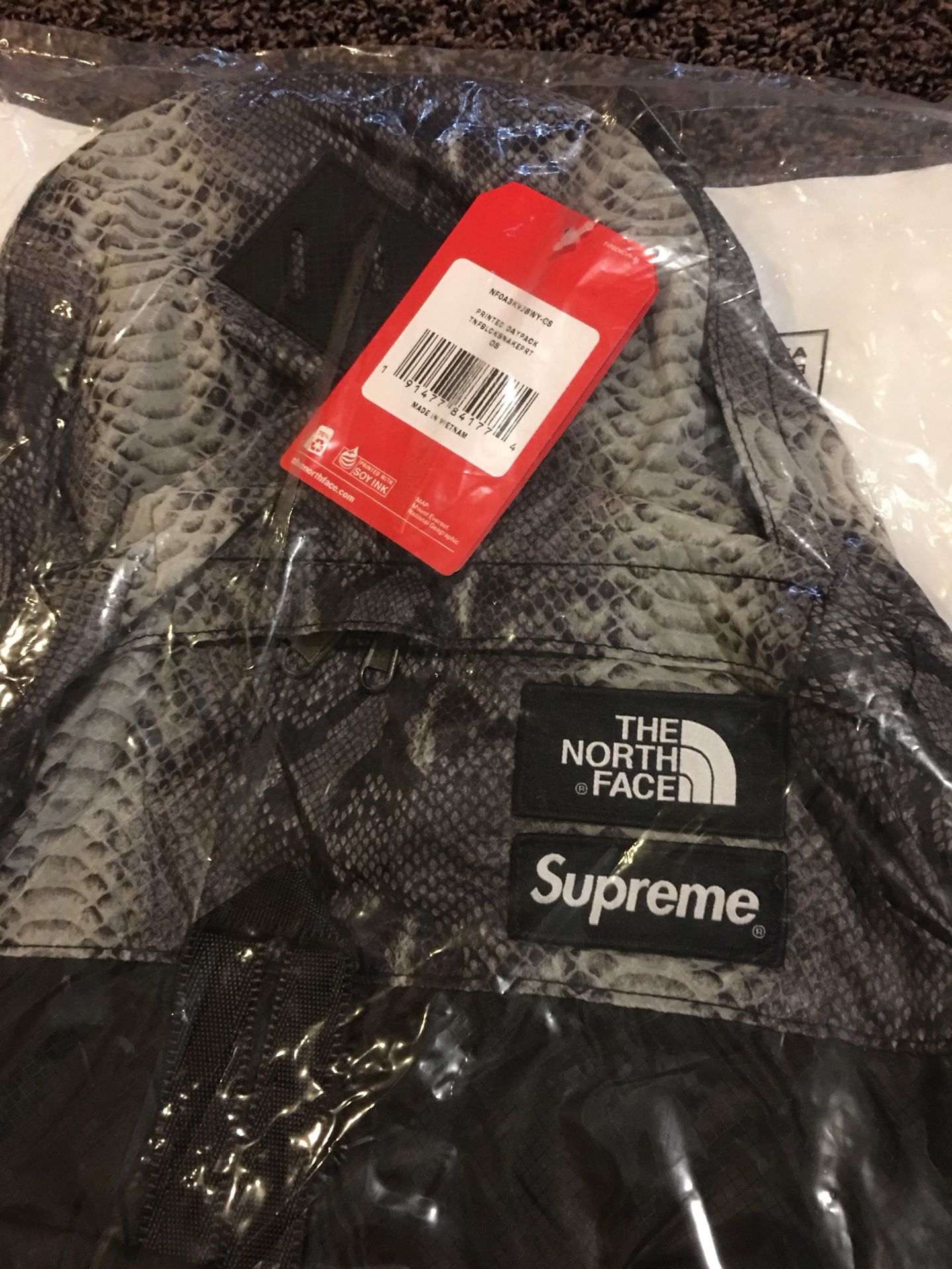 Supreme The North Face TNF Snakeskin Lightweight Day Pack