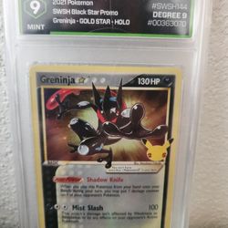 Greninja #swsh144, Degree Grade Mint 9