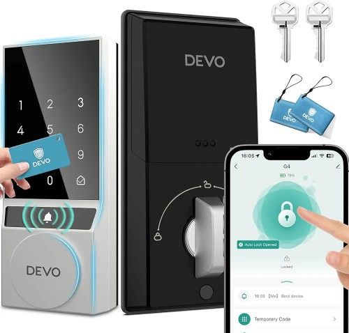 Devo G4 Smart Lock, Bluetooth Smart Deadbolt