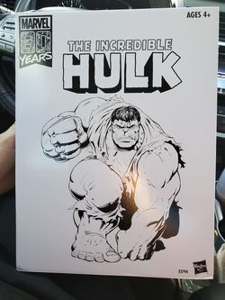 Hulk Gray Hulk, retro card Marvel Legends white box exclusive action figure