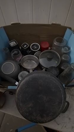 pans and dishes