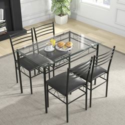 Glass Dinning Table For 4 