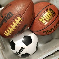 40$ Sports Bundle. Football, Soccer, Basketball 
