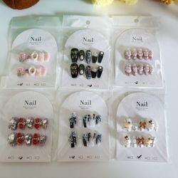 Stylish salon quality push on/press on nails (price for each pair)