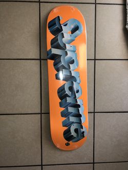 Supreme orange chrome bored