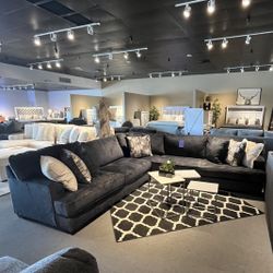 Grey 3PC Sectional couch