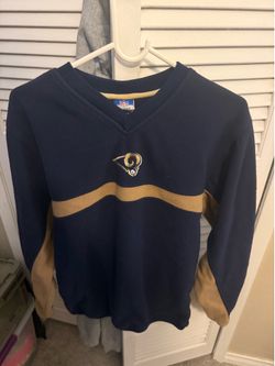 Vintage St. Louis Rams NFL Fleece Pullover Sweatshirt Size XL