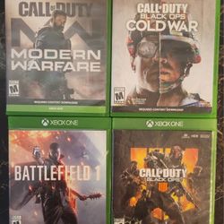 Call Of Duty MW(2019)/BOCW/BO4/Battlefield 1