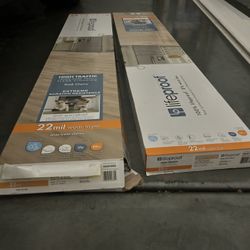 LifeProof Dusk Cherry Vinyl Plank Flooring – 22mil – 1 New Box + Extras