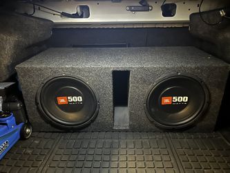 JBL 1000 watt subwoofers  (500 watts each)