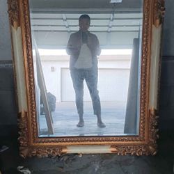 Ornate Antique Mirror 