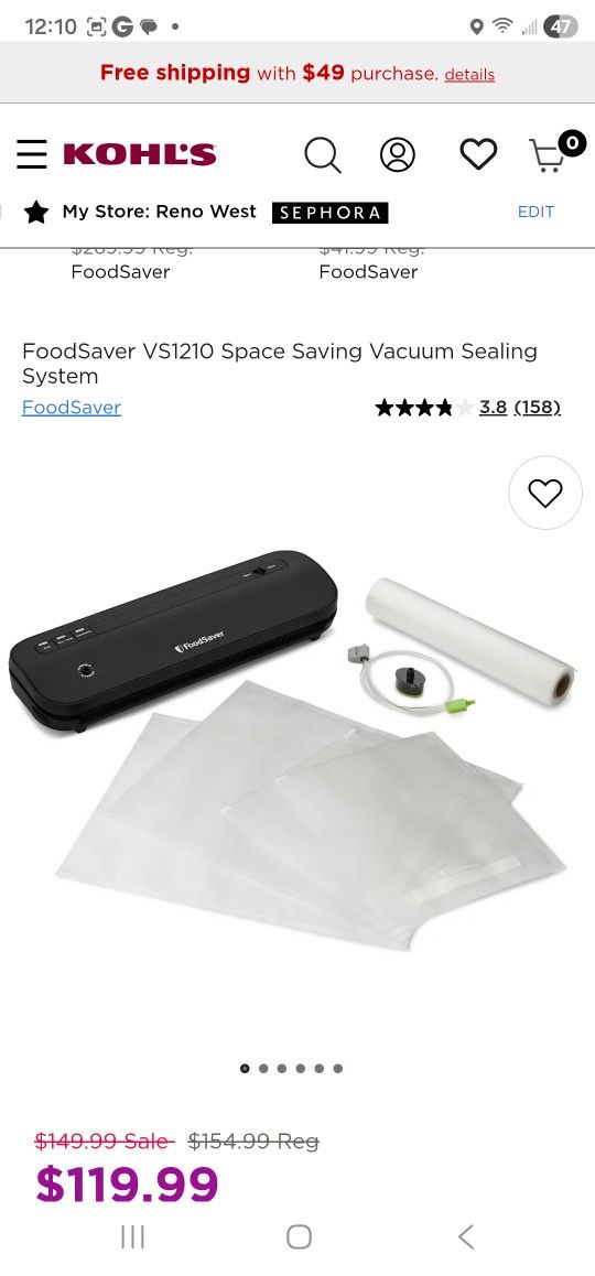 Food Saver Gently Used