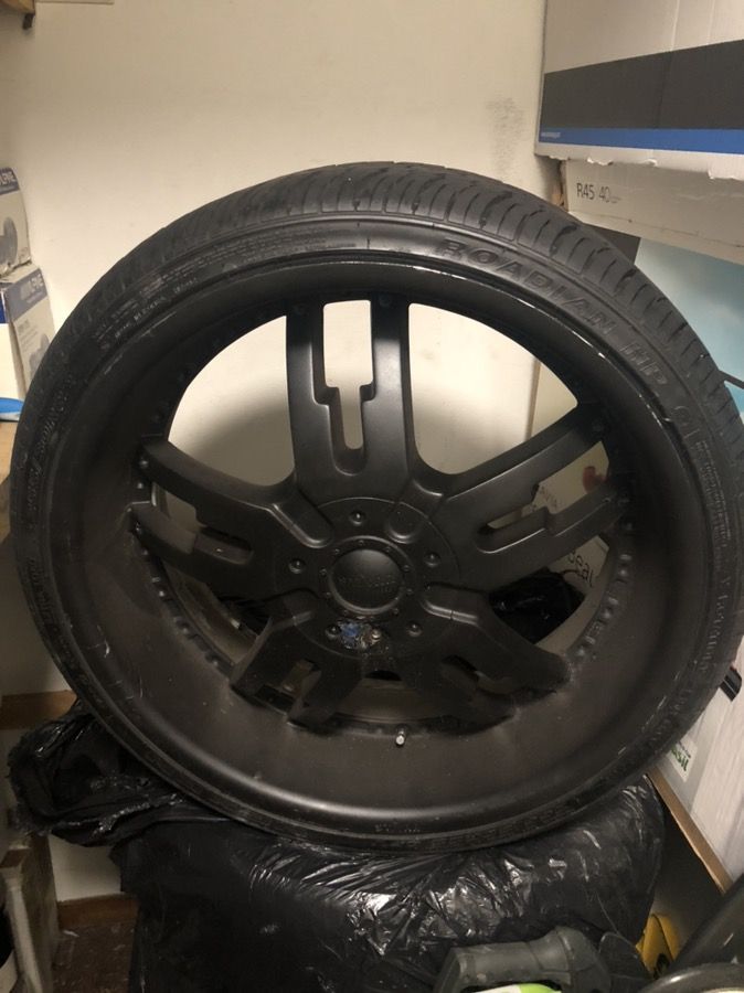22 inch Starr alloy rims wheels