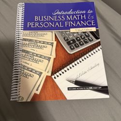 business math and personal finance book