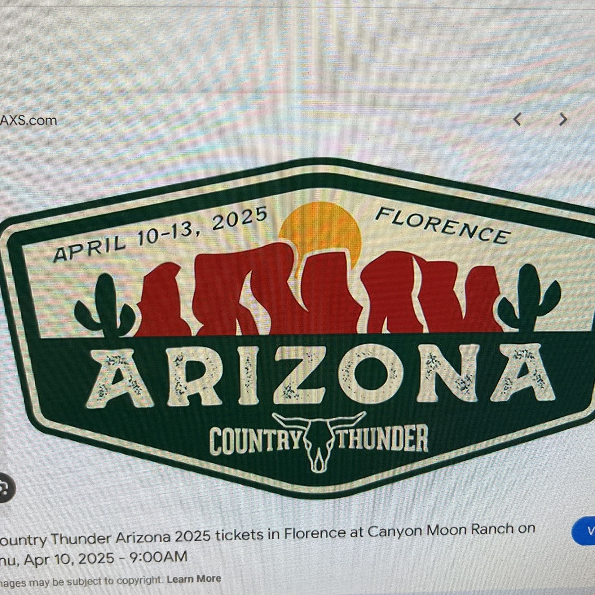 Country Thunder AZ campsite