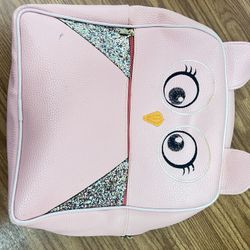 Bag Pack Owl Pink
